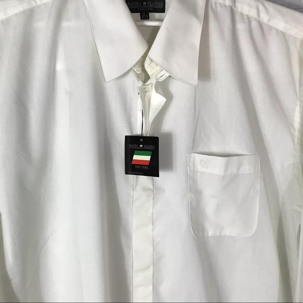 Daniel Ellissa Long Sleeve Ivory  Dress Shirt - Picture 3 of 8